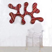 Link Linear | Dimensions: 58in W x 36in H | Medium: acrylic and high gloss resin on wood